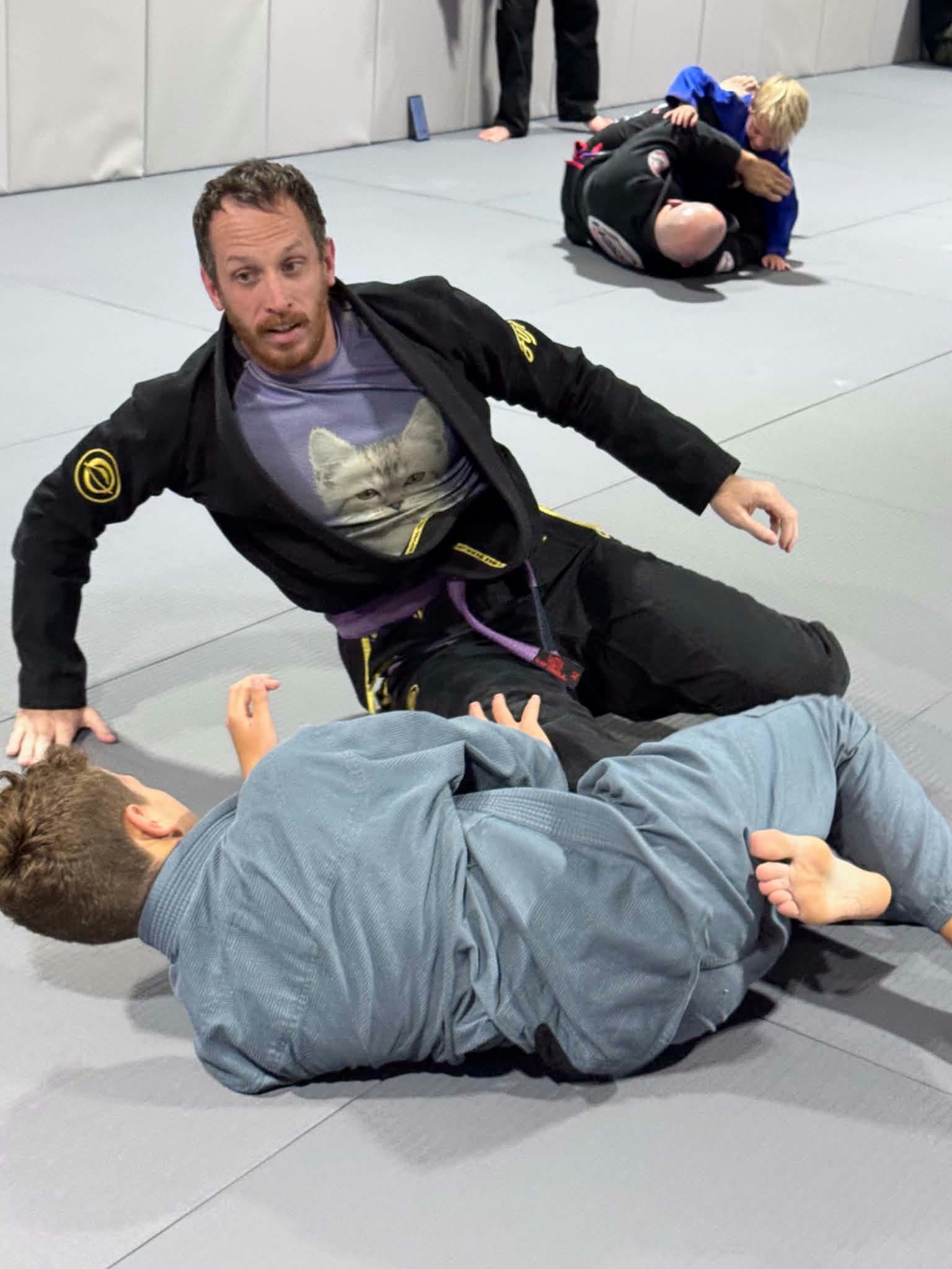 Athletes on the mats at Haven on the Hill opening night