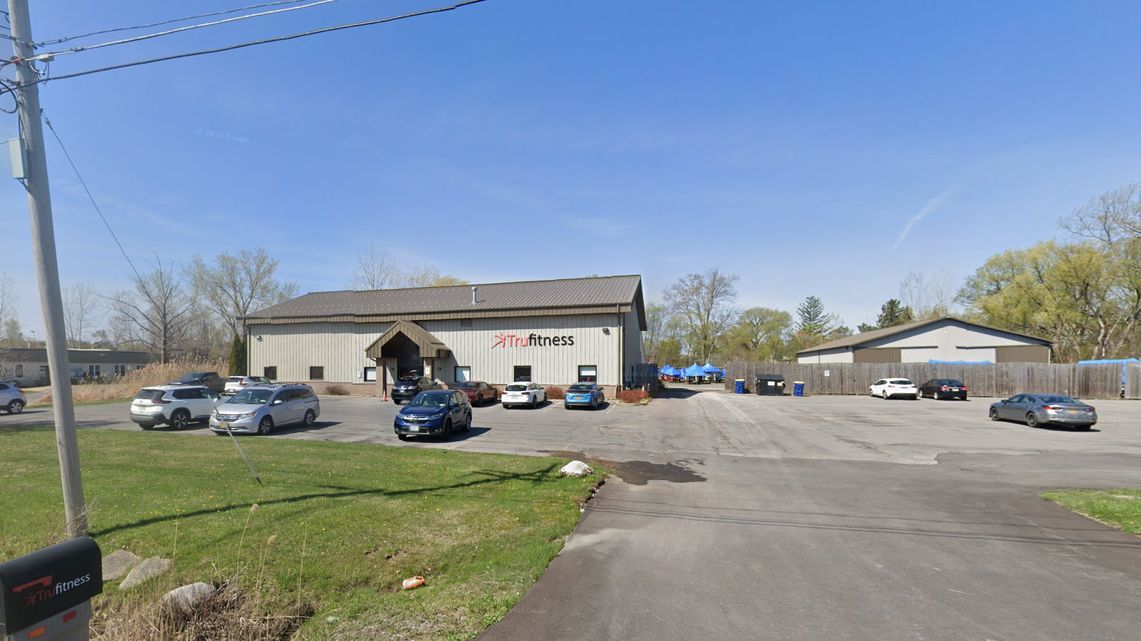 TruFitness building exterior at 4651 Nixon Park Drive, Syracuse — home of Haven on the Hill